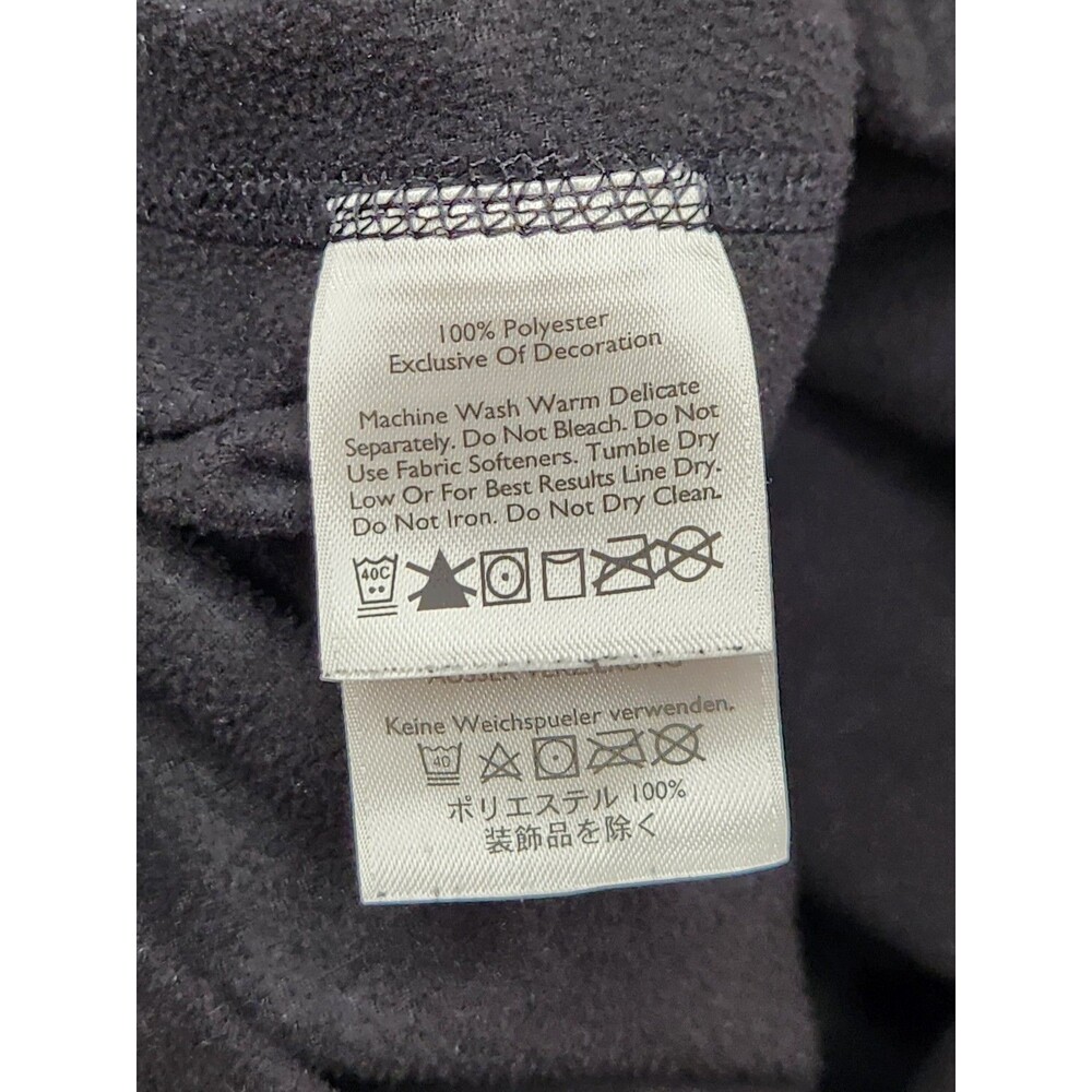 Eddie Bauer First Ascent Fleece 1/4 Zip Pullover Men's L Black Mock Neck Outdoor - Picture 7 of 7